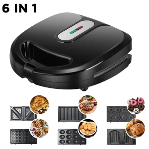 High Quality New Mini Panini Electric Grill Toaster Sandwich Maker 6 in 1 Sandwich Maker 3 in 1 Sandwich Toaster SW050