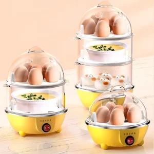 High Quality Portable Egg Boiler Steaming Machine Home Dormitory EU USA UK Plug Automatic Power Off Household Egg Boiler Cooker