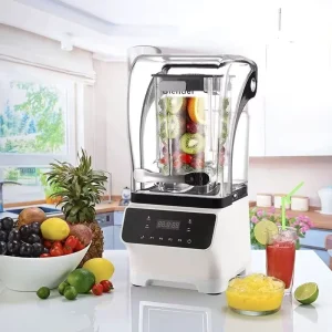 High Quality Soundproof Blender Heavy Duty Commercial Smoothie Ice Crusher Milkshake Blender Mixeur for Smoothies Machine