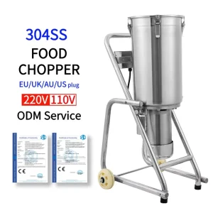High Quality Stainless Steel Copper Motor Food Processor Onion Meat Slicer Grinder Cutter Vegetables Meat Processor