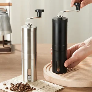 High Quality Stainless Steel Manual Coffee Grinder with Adjustable Coarseness