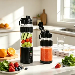 High Speed 600ml Mini Blender Cup USB Rechargeable Portable Supports Ice Crushing for Cold Drinks and Fruit Puree