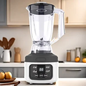 High Speed 650W Heavy Duty 3 in 1 Vacuum Blender with Variable Speed Mashing & Chopper for Smoothies Fruit Juices Hotel Use