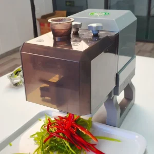 High Speed Food Processor Machine Vegetable Chopper Slicer Commercial Tabletop Shredder for Green Onion Scallion Chili