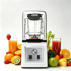 High Speed Soundproof Cover Electric Commercial Blender Heavy Duty Blender