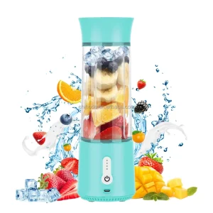 High Speed USB Battery Portable Blender Juicer Multifunctional 6 Blades BPA Free Leak Proof Household Fruit Smoothies