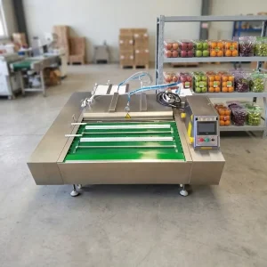High Vacuum Degree Conveyor Belt Vacuum Packing Machine Easy Operation for Hot Pot Ingredients