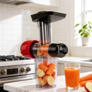 High Yield Electric Slow Juicer Attachment for KitchenAid Household and Outdoor Use Easy Clean No Filter Needed English Operation