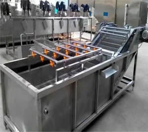 High demand 304 Stainless Steel PLC Motor Pump Multifunctional Prickly Pear Fruit Cleaning Machine for Washing Vegetables