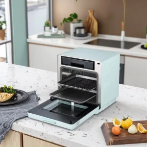 High end Model Digital 15L Steam Air Fryer Oven Stainless Steel Inner Cavity Air Fryer with Steam Function