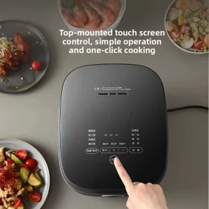 High end New Model High value Inner Pot Rice Cooker Non coated Multifunctional 4L Capacity 8 Preset Menus Home use Steaming
