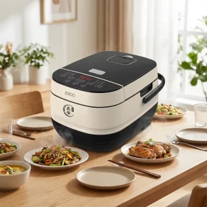 High frequency IH Rice Cooker Digital Multi Function Electric Rice Cooker LED Touchscreen Control Panel