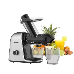 High quality Horizontal Slow Juicer Fruit Vegetable Big Mouth Slow Juicer Extractor for Home