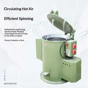 High speed Rotary Heating and Drying Machine Energy Saving SUS304 Material Oil Separation Rotary Dehydration Drying Equipment