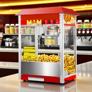 High-temperature High-pressure Fully Automatic Popcorn Machine with Non-stick Coating and Easy Cleaning