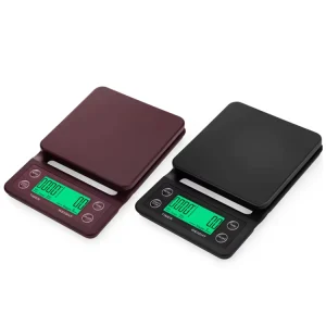 Highly Accurate Mini Digital Coffee Scale with LED Screen and Timer for Home Kitchen Use Battery Operated Electronic