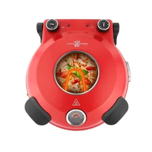 Home 35 40cm Electric 12 Inch Stone Pan Pizza Oven with Overheat Protection