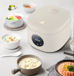 Home 3L Capacity Non-Stick Plastic Electric Multifunctional Rice Cooker Firewood Square Shape Inner Pot Plastic Household