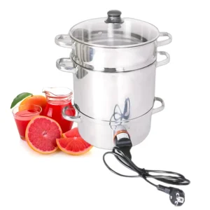 Home Appliance 1500W Stainless Steel Steam Juicer Electric Food Steamer