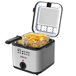 Home Appliance 1800W Deep Fryer 2.5 Liter Capacity Electric