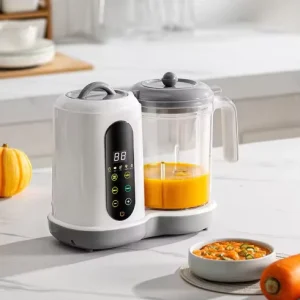Home Appliances Digital Touch Screen Baby Food Processor Strong Power Baby Food Makers Machine Electric Cooker Blender for Baby