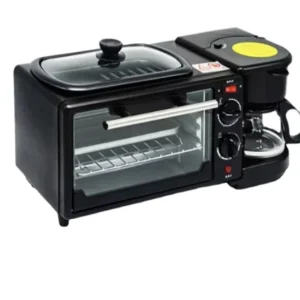 Home Appliances Electric Roaster Bread 3 in 1 Breakfast Oven with Coffee Machine