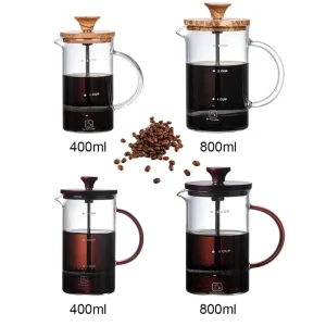 Home Coffee Machine Glass Coffee Press French Press Coffee Maker for Barista