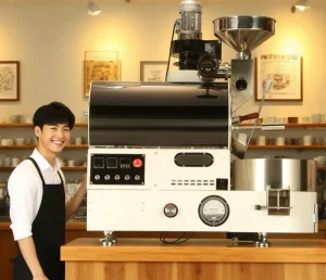 Home Commercial Coffee Roaster Machine 1kg 2kg Small Coffee Roaster