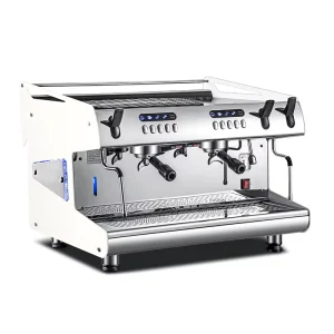 Home Commercial Dual purpose Semi automatic Espresso Coffee Machine Steam Double head 9 Bar Pressure 14L Coffee Equipment