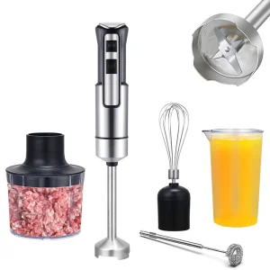 Home Electric Portable Blender Stainless Steel Plastic Hand Blender Durable Housing Construction 1L Capacity for Car Use