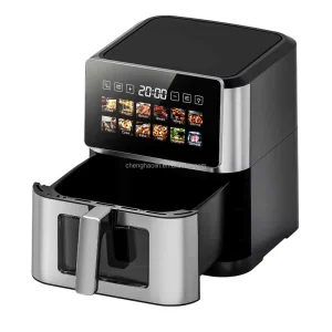 Home Electrical Food Cooking Oven Electronic Touch Screen Color Screen Model of Electric Frying Pan Smart Air Fryer