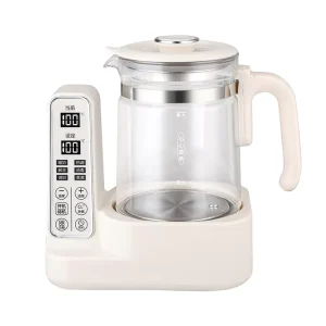 Home Glass Electric Kettle 220V Touch Control 1.2L Capacity 800W Constant Temperature Anti-Dry Burning Memory Household Use