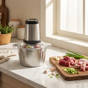 Home Kitchen Chopper Food Grinders 2L 3L Electric Stainless Steel Home Kitchen Meat Grinder Slicer Small Automatic Food Chopper