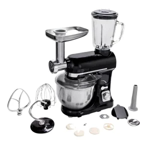 Home Kitchen Electric 5.5L Stainless Steel 6-Speed Tilt-Head Design Stand Mixer Mixing Bowl Dough Kneading Egg Whisk