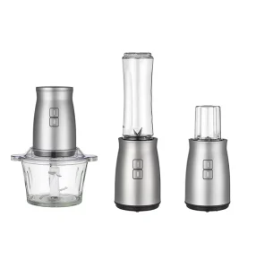 Home Kitchen Electric Mini Food Processor 500W 3-in-1 Meat and Vegetable Grinder Chopper Slicer