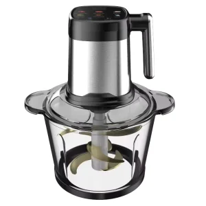 Home Kitchen Multi-functional Automatic Manual Meat Grinder with Stainless Steel Blades Household RV Use