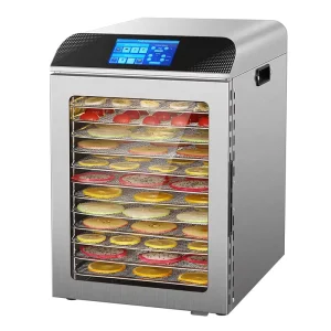 Home Kitchen One Touch Food Dehydrator With Preset Drying Recipes for Fruits Vegetables Snacks and Healthy Foods
