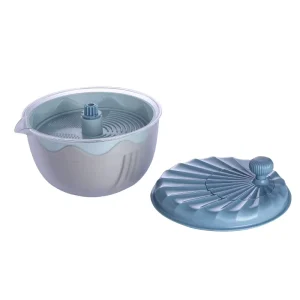 Home Kitchen Washing Drying Leafy Vegetables Washer Dryer Drainer Crisper Strainer