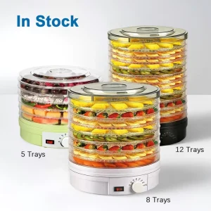 Home Mini Small Hot Air Heat Electric Automatic Food Fruit Drying Dryer Dehydrator for Household Vegetable Pet Meat Fish Onion