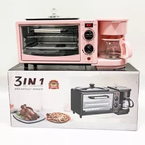 Home Multifunctional Oven Frying Pan Accessories Electric 3 in 1 Breakfast Maker