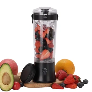Home Office Car Outdoor Use Mini Portable Juicer Cup Rechargeable Multi-Mixer Blender 500ML USB Stainless Steel Household
