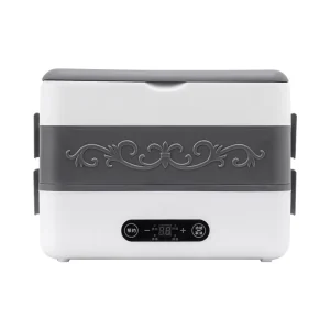 Home Office Portable Car Food 304 Stainless Steel Heating Insulation Barrel Thermal 110V 220V 1.5L Electric Lunch Box
