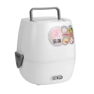 Home Portable Hot Lunch Box Bento Steam Dual Purpose Electric Heated Lunch Box for Car and Office