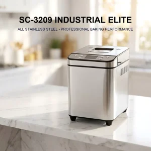 Home Smart Electric 2LB Automatic Bread Maker Machine SC-3209 Large Capacity with 25 Menus Fruit Dispenser Household Use