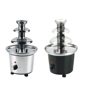 Home Use 3 Layers Entertainment Chocolate Fondue Fountain and Processing Machine Chocolate Fountain Machine
