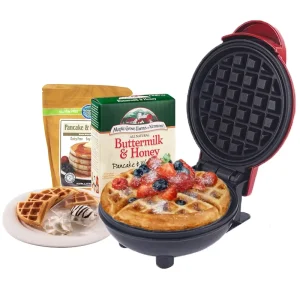 Home Use 350W Electric Mini Waffle Maker Portable Waffle Maker Machine