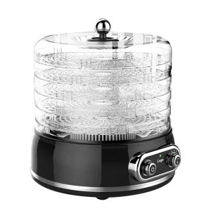 Home Use Electric Digital Fruit & Food Dehydrator with Plastic Housing and 5 Tray Capacity