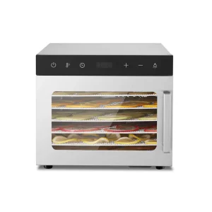 Home Use Fruits and Vegetables Food Dryer Machine Dehydrator With 6 Stainless Steel Trays