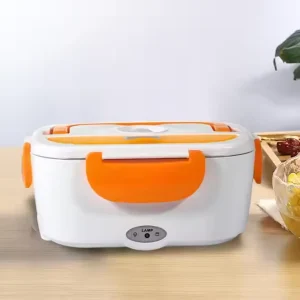 Home Use Plastic Heating Bento Lunch Box Electric Lunch Box With Spoon