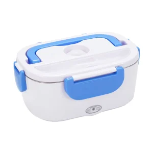 Home Use Plastic Heating Bento Lunch Box Electric Lunch Box With Spoon